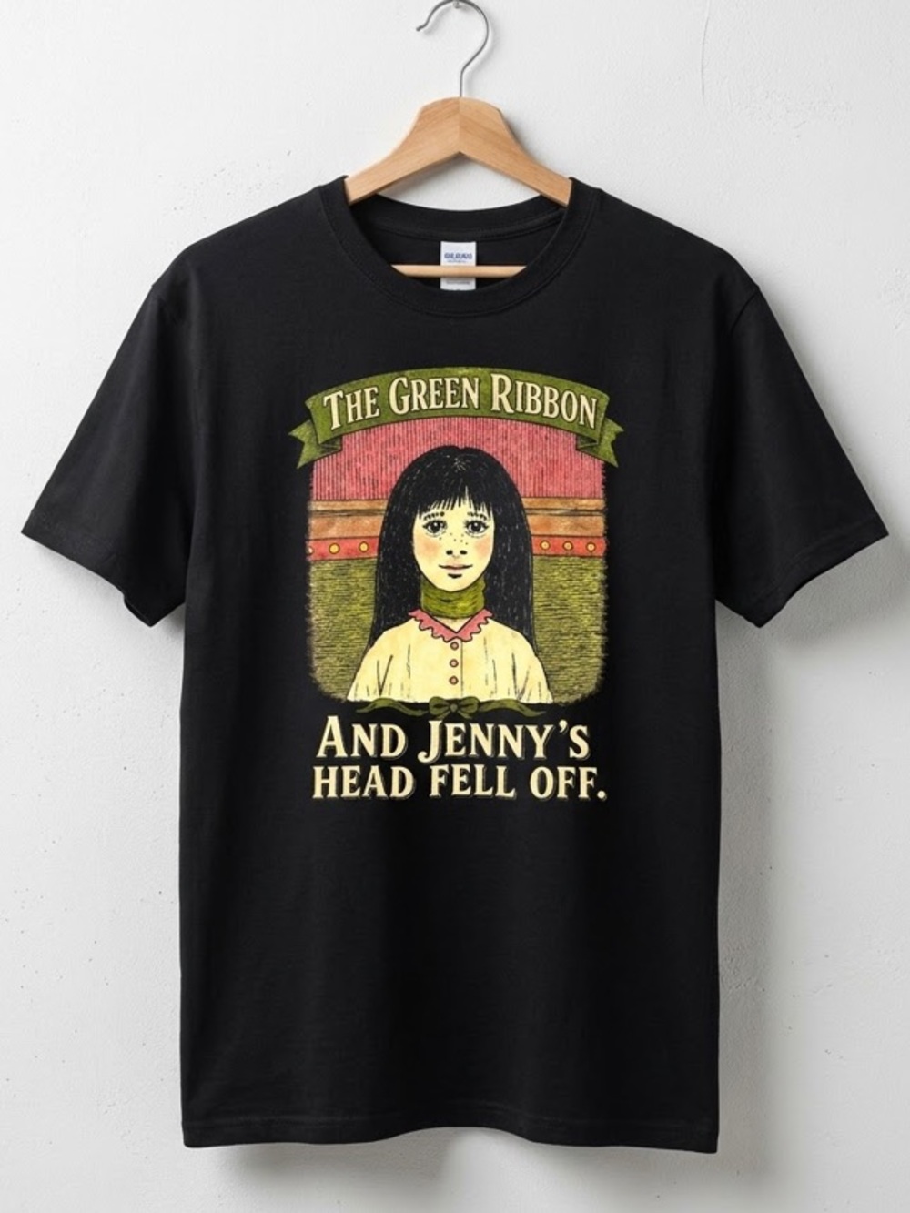 The Green Ribbon Shirt, Jenny's Head Tee